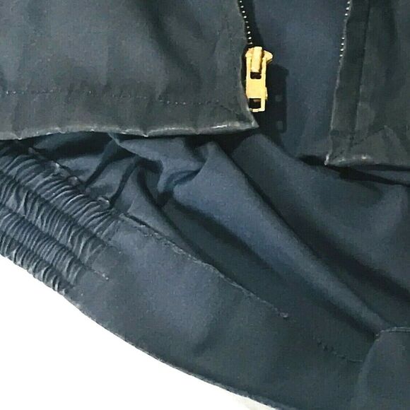 English Squire Vintage Jacket Mechanics Racer 54 L Mens Blue Work Wind Rain USA - Picture 11 of 12